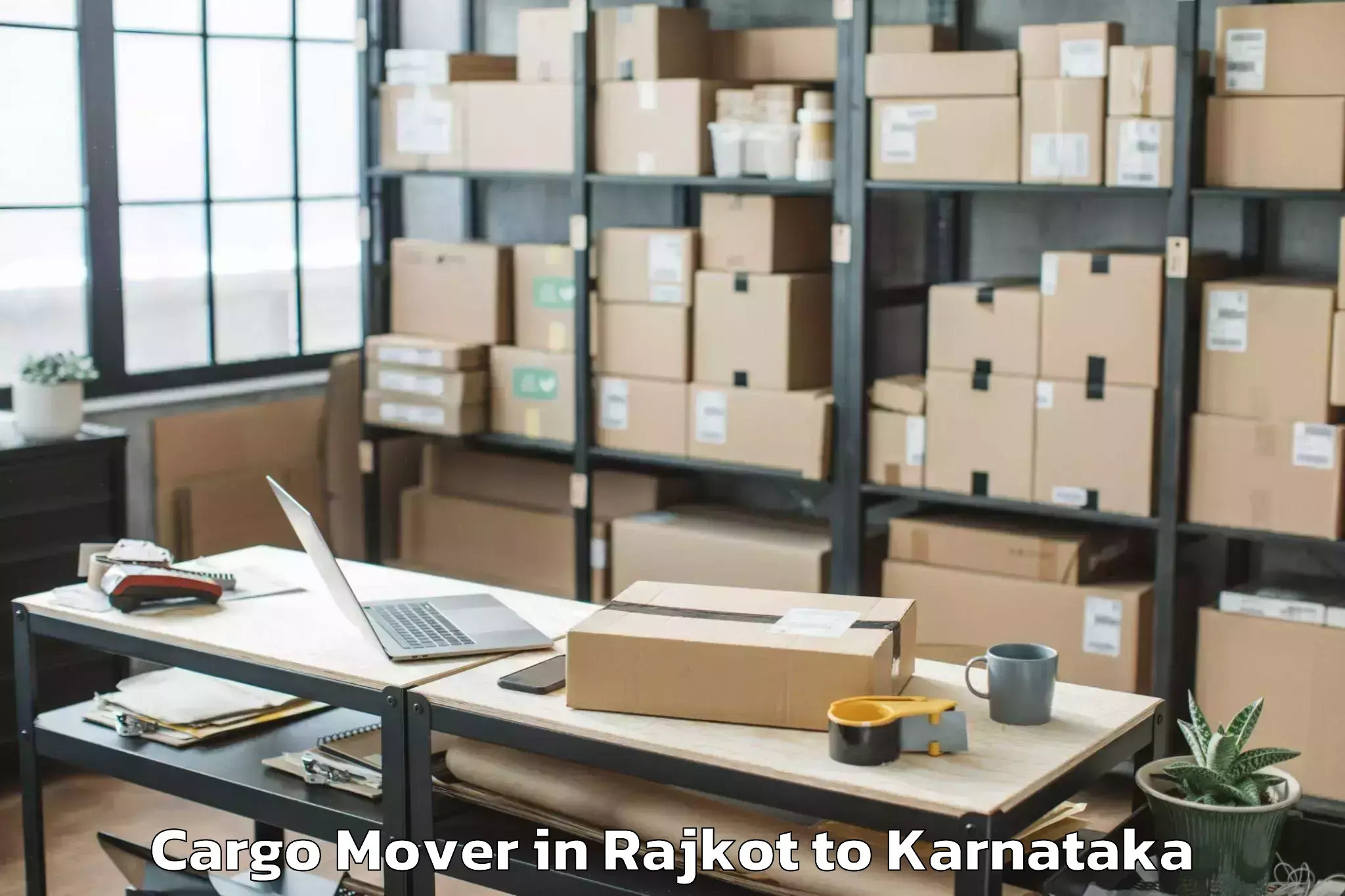 Professional Rajkot to Haliyal Cargo Mover